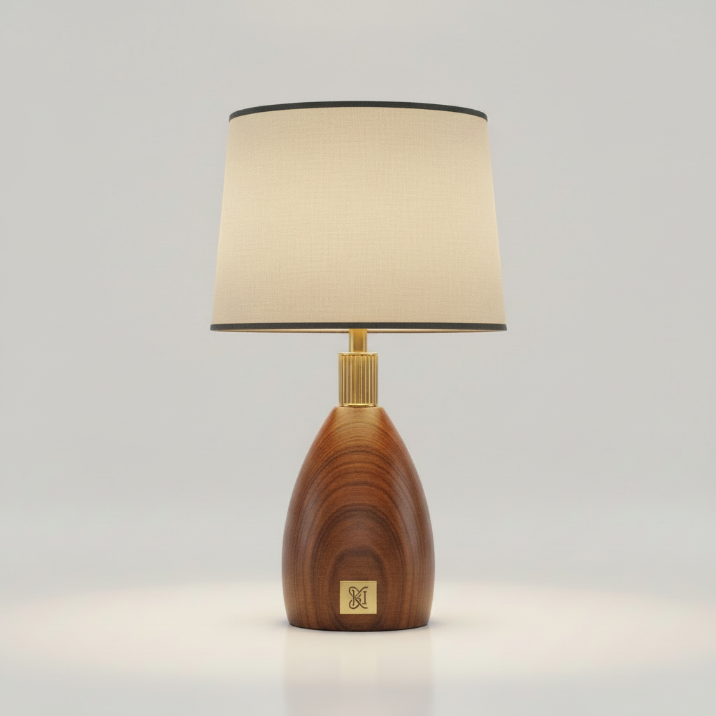 Aura Walnut Table Lamp