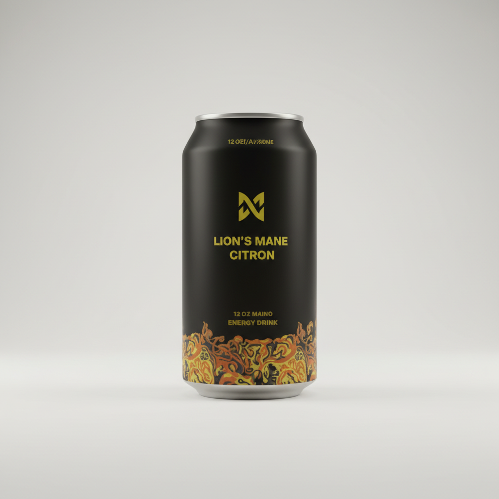 Lion's Mane Citron Energy Drink