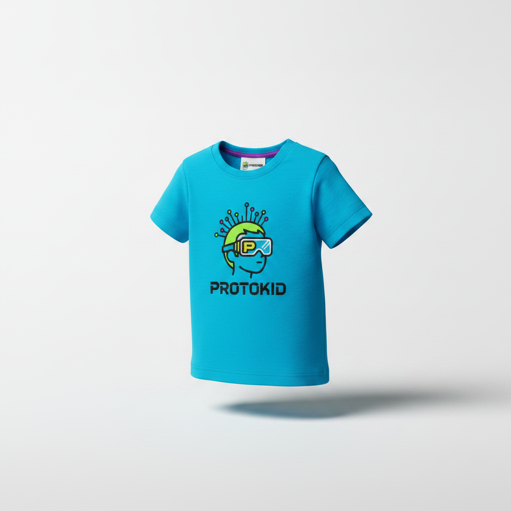PROTOKID Cyber Blue Tee
