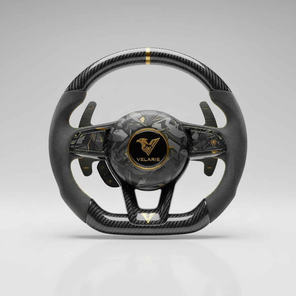 VELARIS Carbon Fiber Steering Wheel